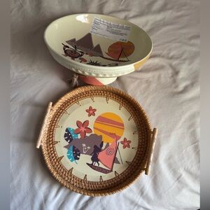 Disney Parks Moana bowl and tray